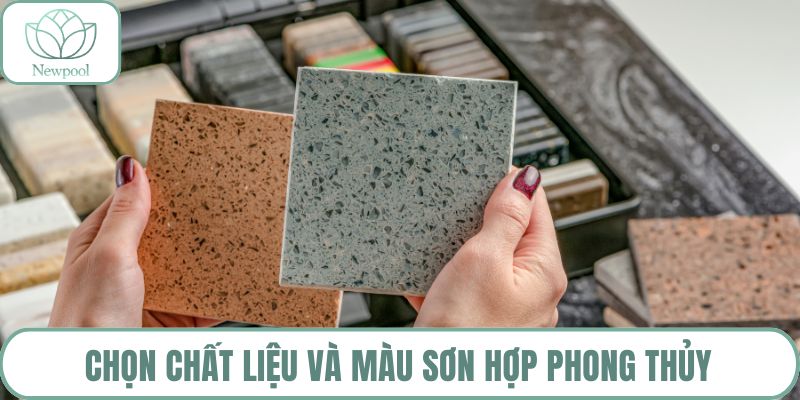Chọn chất liệu và màu sơn hợp phong thủy